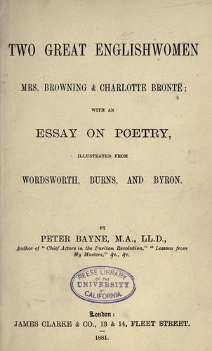 Great Englishwomen