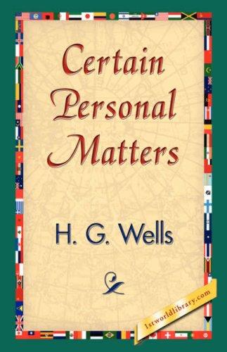 Certain Personal Matters