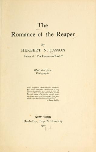 The Romance of the Reaper