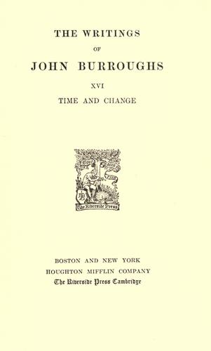 The Writings of John Burroughs — Volume 05: Pepacton