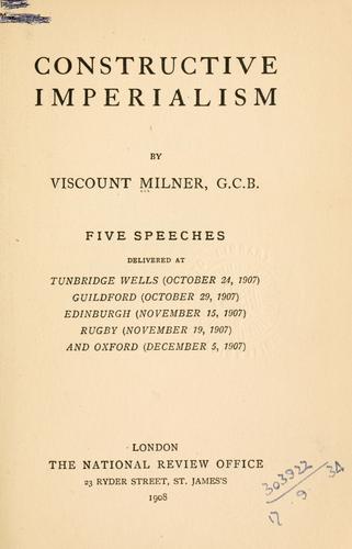 Constructive Imperialism