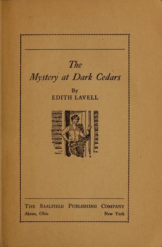 The Mystery at Dark Cedars