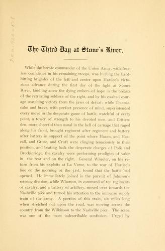 The Third Day at Stone's River