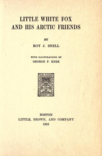 Little White Fox and his Arctic Friends