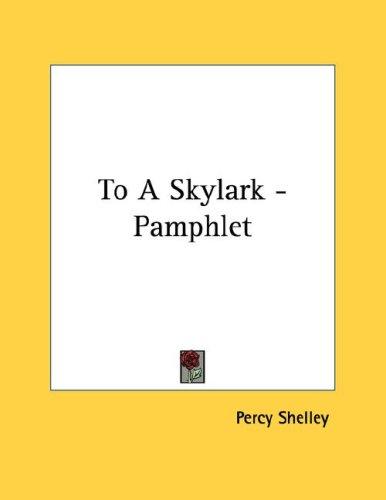 To A Skylark