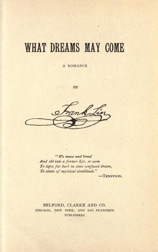 What Dreams May Come