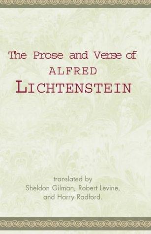 The Verse of Alfred Lichtenstein
