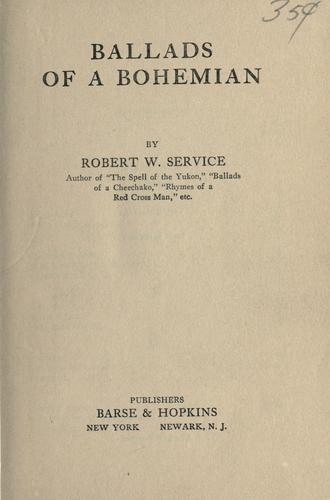 Ballads of a Bohemian