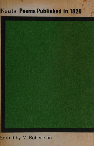 Keats: Poems Published in 1820