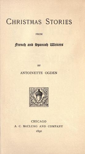 Christmas Stories from French and Spanish Writers