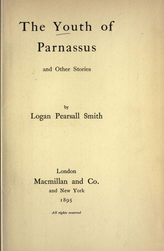 The Youth of Parnassus, and Other Stories