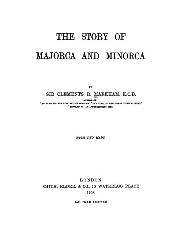 The Story of Majorca and Minorca