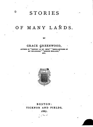 Stories of Many Lands