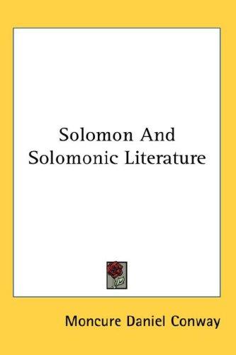 Solomon and Solomonic Literature