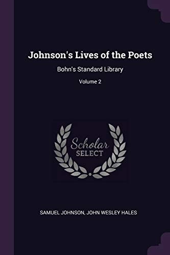 Johnson's Lives of the Poets — Volume 1