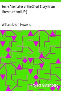 Some Anomalies of the Short Story (from Literature and Life)