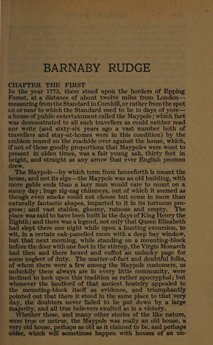 Barnaby Rudge, A Tale of the Riots of Eighty (version 4)