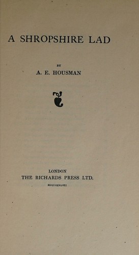 Shropshire Lad (Version 3)