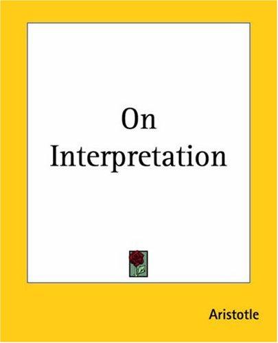 On Interpretation