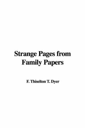 Strange Pages from Family Papers
