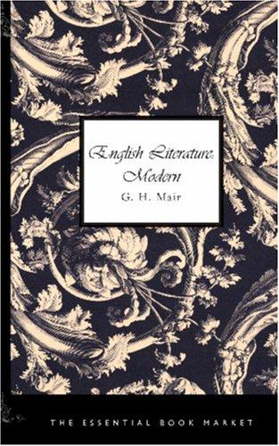 English Literature: Modern