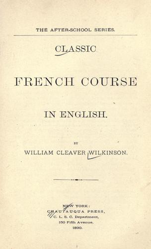 Classic French Course in English