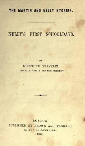 Nelly's First Schooldays