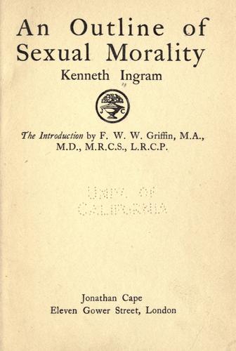 An Outline of Sexual Morality