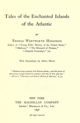 Tales of the Enchanted Islands of the Atlantic