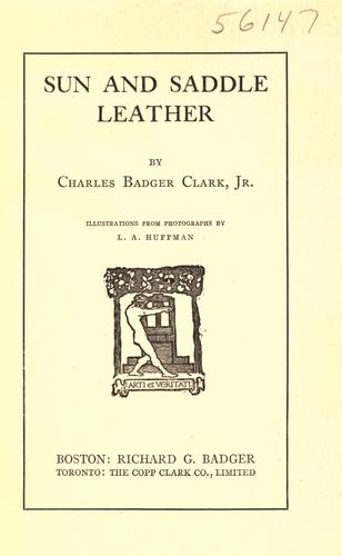 Sun and Saddle Leather
