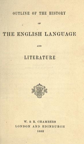 Outline of the history of the English language and literature