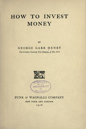 How to Invest Money