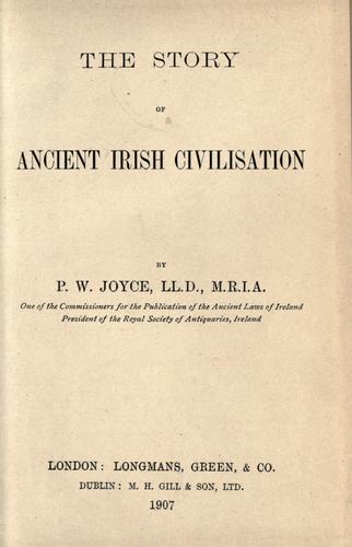The Story of Ancient Irish Civilization