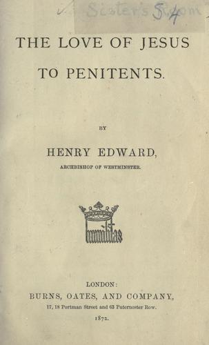 Love of Jesus to Penitents