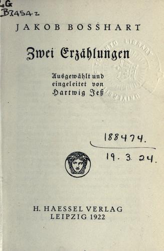 Zwei Erzählungen