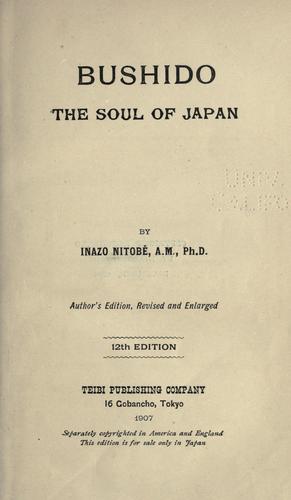 Bushido, the Soul of Japan