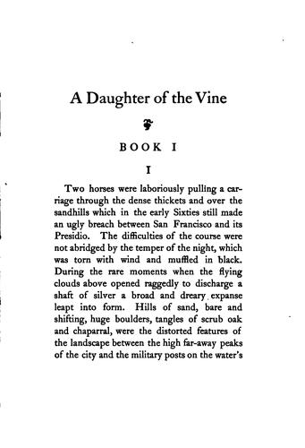 Daughter Of The Vine