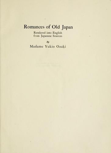 Romances of Old Japan