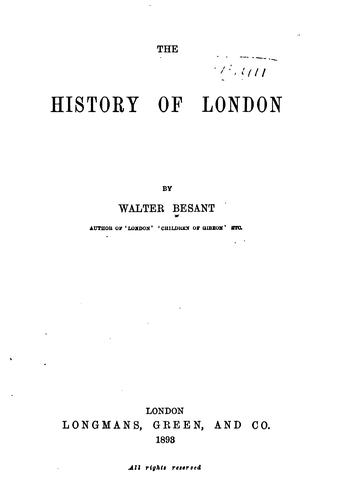 The History of London