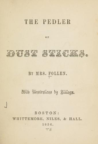 The Pedler of Dust Sticks