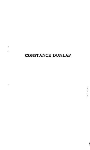 Constance Dunlap