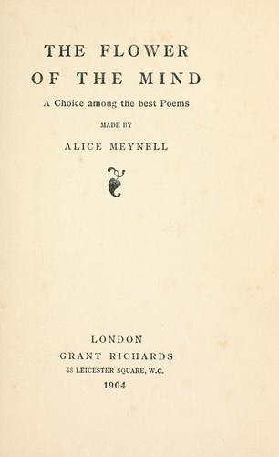 The Flower of the Mind