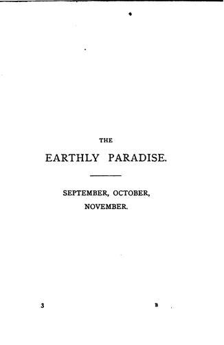 The Earthly Paradise: A Poem (Part II)