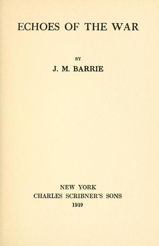 Echoes of the War