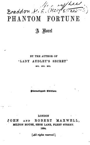 Phantom Fortune, A Novel