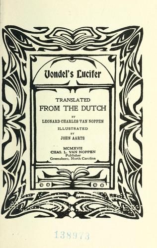 Vondel's Lucifer