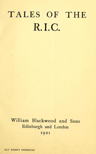 Tales of the R.I.C.