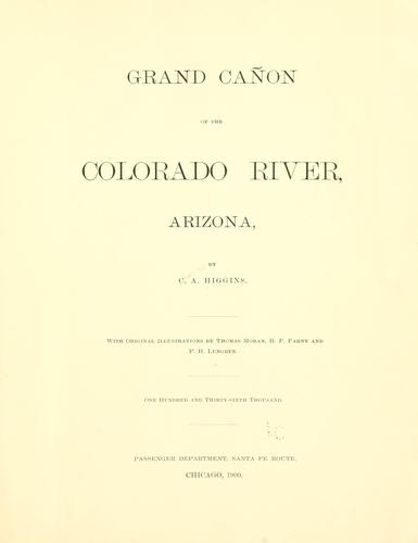Grand Cañon of the Colorado