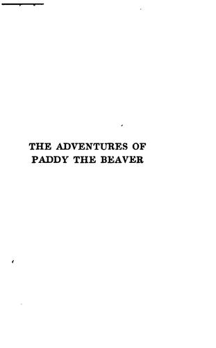 Adventures of Paddy Beaver