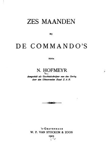 Zes maanden bij de commando's